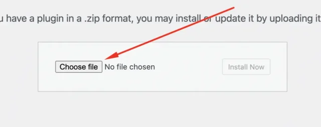 Installing a plugin from zip file