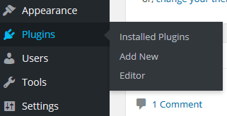 Installed plugin