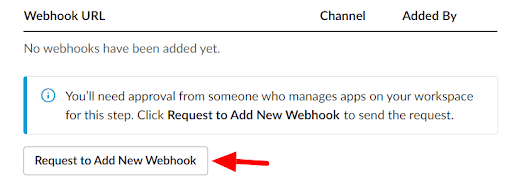 Add new webhook